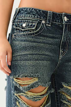 JESSIE SUPER DESTROYED BAGGY JEAN, image 6
