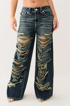 JESSIE SUPER DESTROYED BAGGY JEAN, image 1