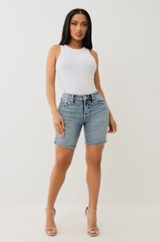 BERMUDA MID RISE BIG T SHORT, image 2