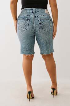 PLUS RILEY MID RISE BIG T BERMUDA SHORT, image 4