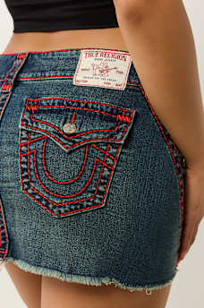 TWISTED SEAM SUPER T MINI SKIRT, image 3