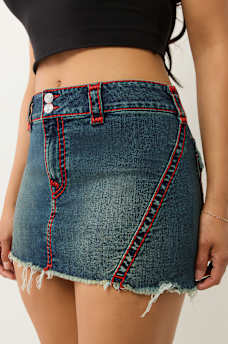 TWISTED SEAM SUPER T MINI SKIRT, image 5