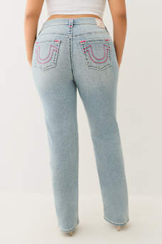  PLUS BILLIE MID RISE SUPER T STRAIGHT JEAN, image 5