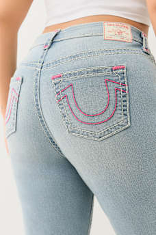  PLUS BILLIE MID RISE SUPER T STRAIGHT JEAN, image 1