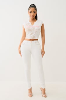 JENNIE MID RISE CURVY SKINNY JEAN, image 2
