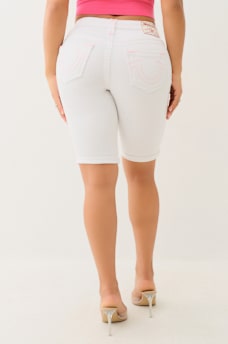 RILEY MID RISE SUPER T ROLLED BERMUDA SHORT, image 4