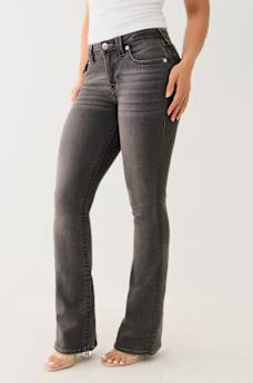 BECCA MID RISE FLAP BOOTCUT JEAN