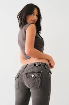 JOEY LOW RISE FLAP FLARE JEAN, image 4