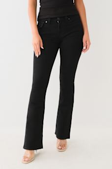 BECCA MID RISE FLAP BOOTCUT JEAN