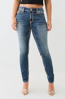 JENNIE MID RISE SUPER T CURVY SKINNY JEAN, image 3