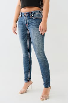JENNIE MID RISE SUPER T CURVY SKINNY JEAN, image 4