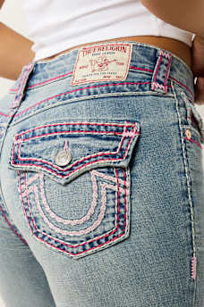 BECCA MID RISE SUPER T BOOTCUT JEAN, image 1