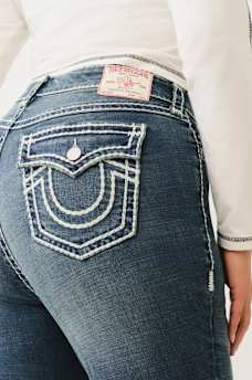 PLUS BILLIE SUPER T HIGH RISE STRAIGHT JEAN