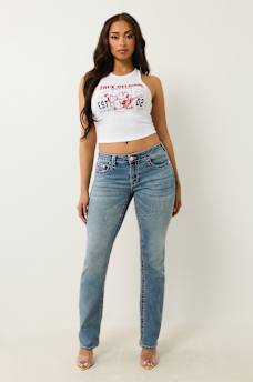 BILLIE MID RISE BIG T STRAIGHT JEAN, image 2