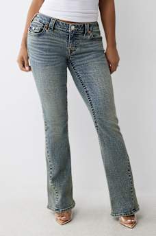 JOEY LOW RISE FLAP FLARE JEAN, image 1