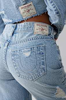 BOBBI SUPER DISTRESSED MID RISE BAGGY JEAN, image 7