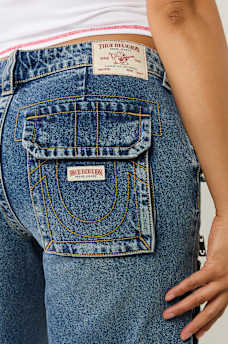 BOBBI BAGGY CARGO CAPRI JEAN, image 8