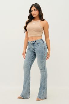 JOEY MID RISE FLARE JEAN, image 3