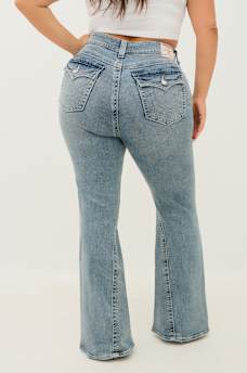 PLUS JOEY MID RISE FLARE JEAN