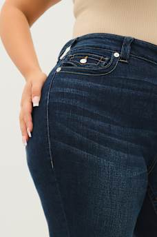 PLUS JOEY MID RISE FLAP FLARE JEAN, image 5