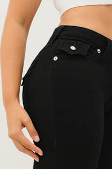 JOEY MID RISE FLAP FLARE JEAN, image 5
