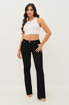 JOEY MID RISE FLAP FLARE JEAN, image 1