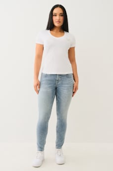 JENNIE MID RISE CURVY SKINNY JEAN, image 2
