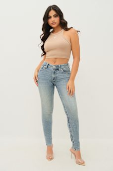 JENNIE MID RISE CURVY SKINNY JEAN, image 3
