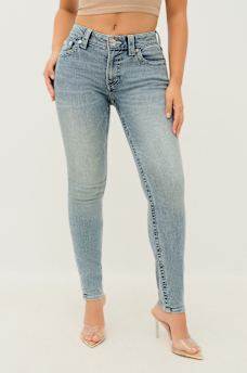 JENNIE MID RISE CURVY SKINNY JEAN, image 1