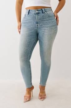 PLUS JENNIE MID RISE SKINNY JEAN, image 1