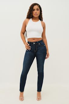 JENNIE MID RISE CURVY SKINNY JEAN, image 3