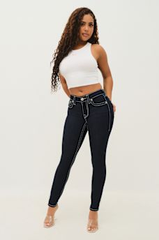 JENNIE BIG T CURVY SKINNY JEAN, image 2