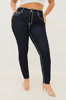 PLUS JENNIE BIG T CURVY SKINNY JEAN, image 3