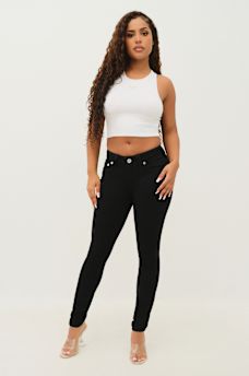 JENNIE MID RISE CURVY SKINNY JEAN, image 1