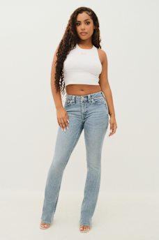 BECCA MID RISE BOOTCUT JEAN, image 1