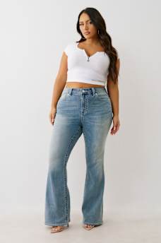 PLUS BECCA MID RISE BOOTCUT JEAN, image 2