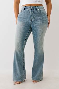 PLUS BECCA MID RISE BOOTCUT JEAN, image 1