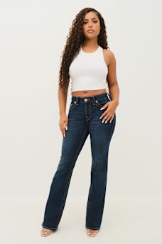 BECCA MID RISE BOOTCUT JEAN, image 1