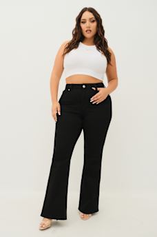 PLUS BECCA MID RISE BOOTCUT JEAN, image 1