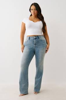 PLUS BILLIE MID RISE STRAIGHT JEAN, image 2