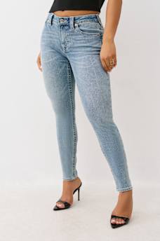 HALLE MID RISE SUPER SKINNY JEAN, image 3