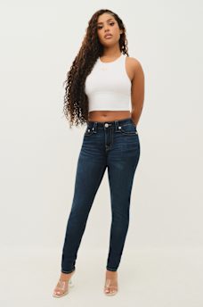 HALLE MID RISE SUPER SKINNY JEAN, image 5
