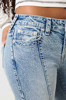 BILLIE MID RISE MOTO STRAIGHT JEAN, image 5