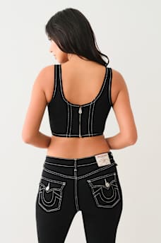 LUREX BIG T ZIP CORSET, image 3