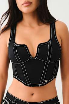 LUREX BIG T ZIP CORSET, image 5
