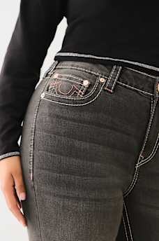 PLUS BECCA HIGH RISE BIG T BOOTCUT JEAN, image 6