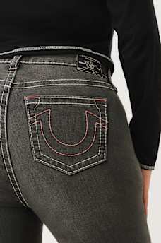 PLUS BECCA HIGH RISE BIG T BOOTCUT JEAN, image 1
