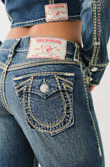 RICKI SUPER QT LUREX RELAXED JEAN , image 1