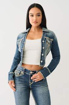 SUPER QT LUREX DENIM JACKET, image 4