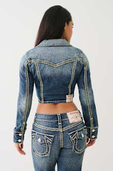 SUPER QT LUREX DENIM JACKET, image 5
